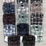 logoff cotton oxford checks shirt
