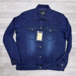 black letter denim jacket