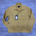 black letter denim jacket