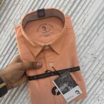 logoff cotton oxford plain shirt