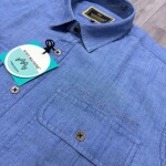 wood machine denim shirt