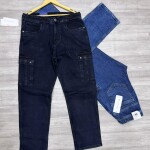 carbon plus baggy cargo fit jeans pant
