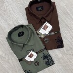 logoff embroidery shirt