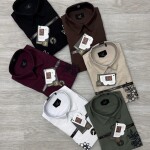 logoff embroidery shirt