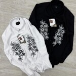 logoff embroidery shirt