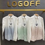 logoff premium quality pure cotton shirt