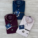 logoff oxford plain shirt