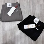 carbon plus baggy linen pant