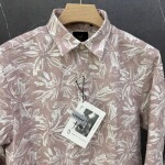 logoff premium cotton printed shirt