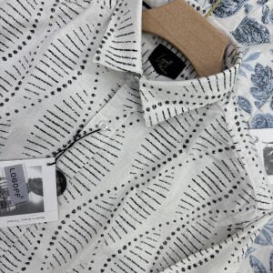 logoff premium cotton printed shirt