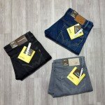 Wood machine Ankle Fit Jeans