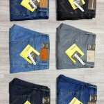 Wood machine Ankle Fit Jeans