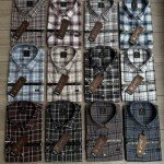 s squere half sleeve big size checks shirt