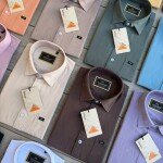 wood machine imported lyocell linen shirt
