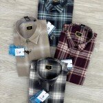logoff cotton oxford checks shirt