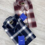 logoff cotton oxford checks shirt