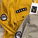 Word wale double pocket shirt