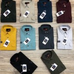 Word wale double pocket shirt